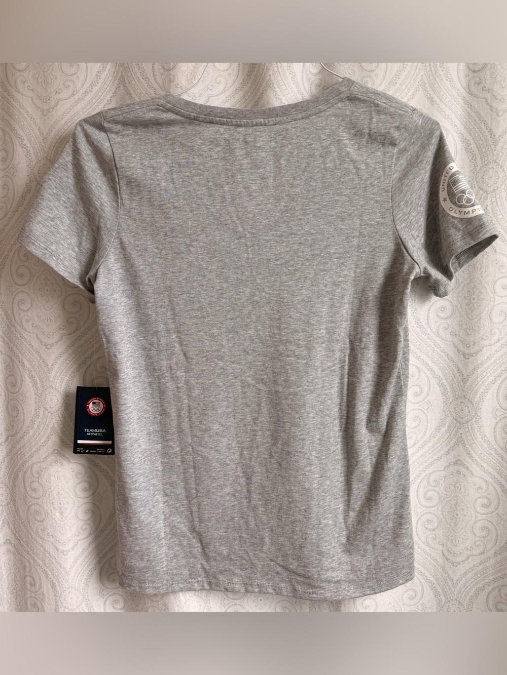Nike Women's Gray USA Olympic Trials 2016 V-Neck Tee - Picture 2 of 5